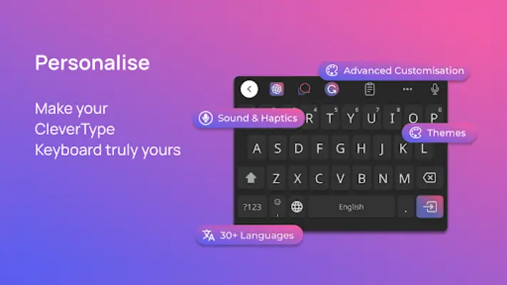 CleverType - AI GPT Keyboard android App screenshot 0